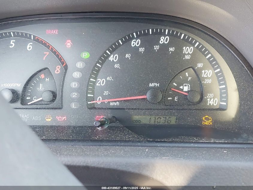 2002 Toyota Camry Le/Xle/Se VIN: 4T1BE32K32U547233 Lot: 43189527