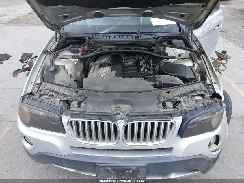 2007 BMW X3 3.0Si VIN: WBXPC93467WF29197 Lot: 43189606