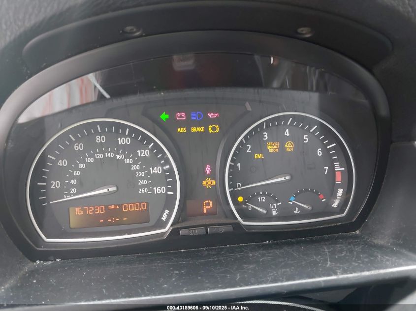 2007 BMW X3 3.0Si VIN: WBXPC93467WF29197 Lot: 43189606