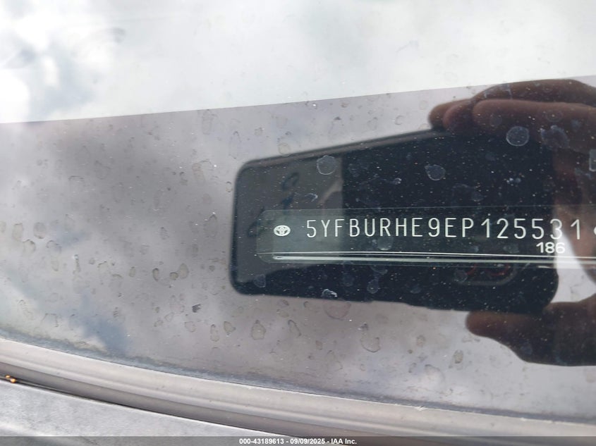 2014 TOYOTA COROLLA L/LE/LE PLS/PRM/S/S PLS - 5YFBURHE9EP125531