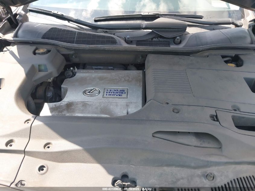 2013 Lexus Rx 450H VIN: JTJZB1BA9D2412373 Lot: 43189625