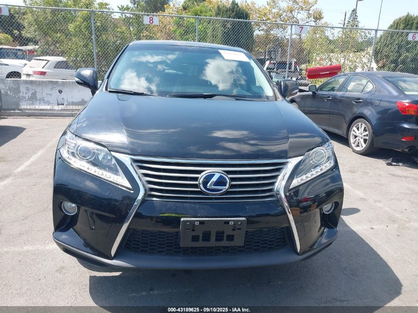 2013 Lexus Rx 450H VIN: JTJZB1BA9D2412373 Lot: 43189625