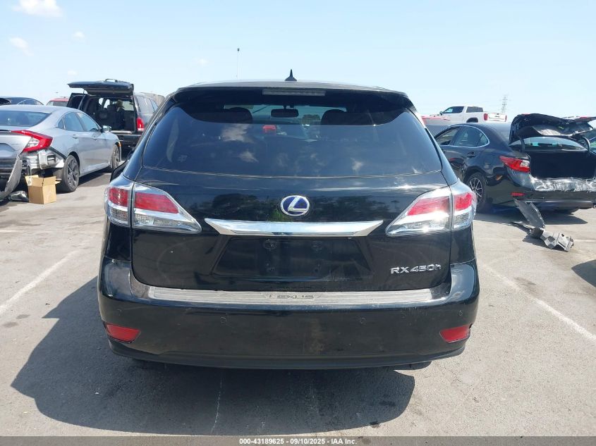 2013 Lexus Rx 450H VIN: JTJZB1BA9D2412373 Lot: 43189625
