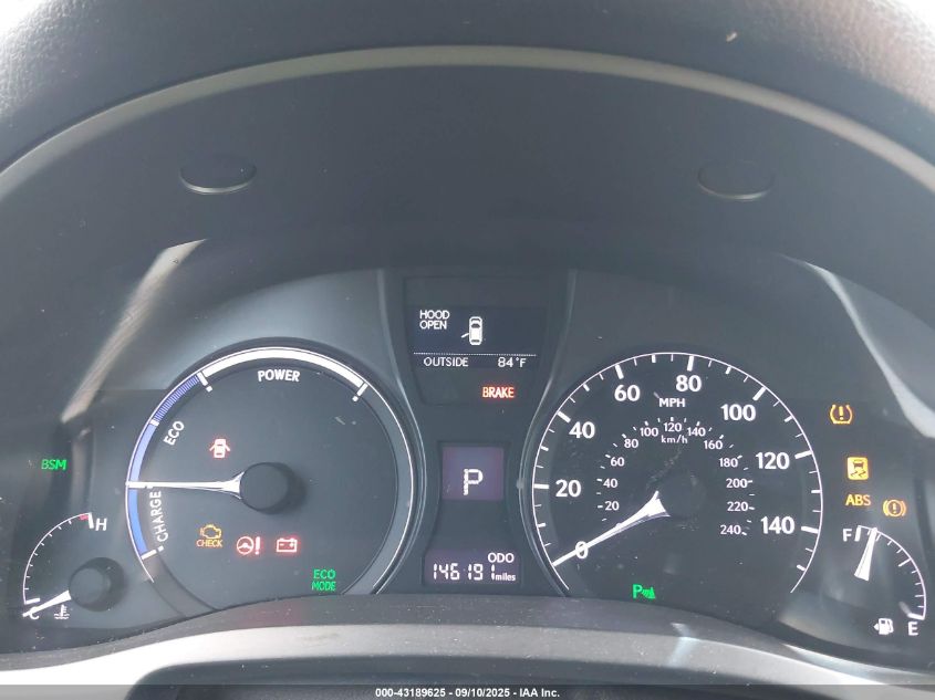 2013 Lexus Rx 450H VIN: JTJZB1BA9D2412373 Lot: 43189625