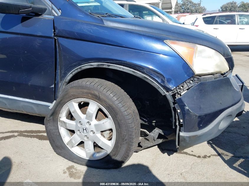 2009 Honda Cr-V Ex VIN: JHLRE385X9C010687 Lot: 43189636