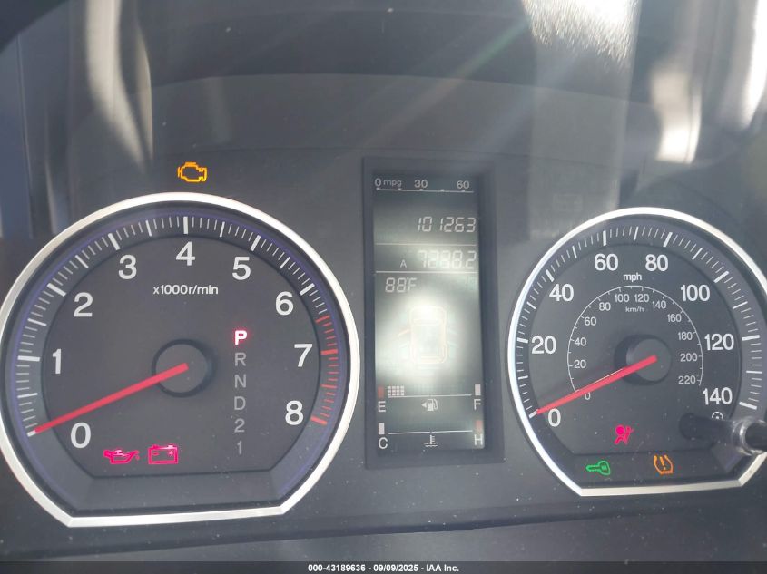 2009 Honda Cr-V Ex VIN: JHLRE385X9C010687 Lot: 43189636