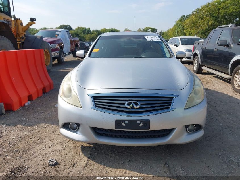 2013 Infiniti G37X VIN: JN1CV6AR3DM750038 Lot: 43189663