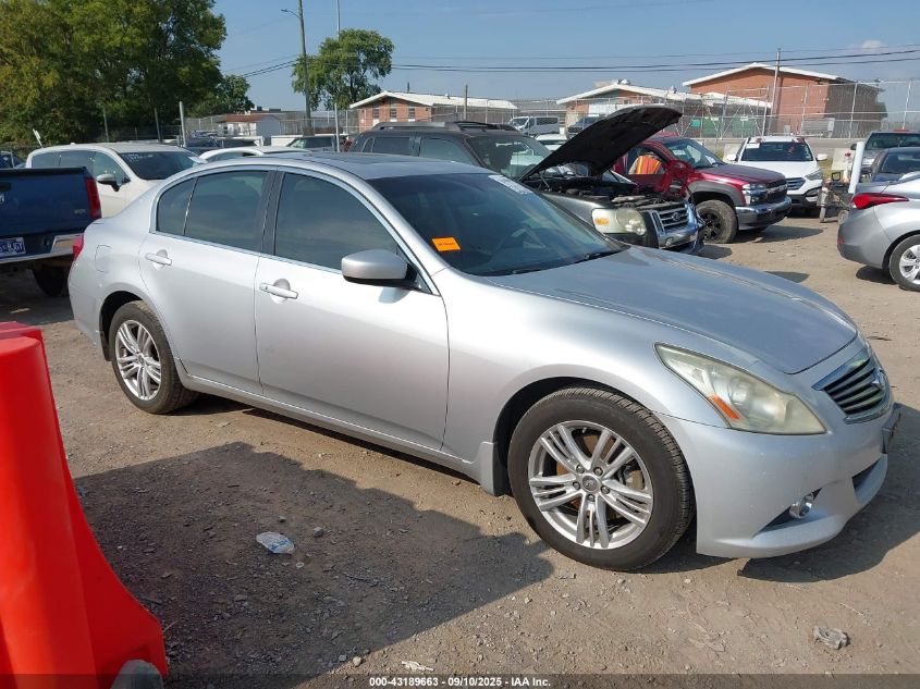 2013 Infiniti G37X VIN: JN1CV6AR3DM750038 Lot: 43189663