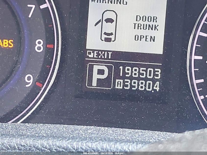 2013 Infiniti G37X VIN: JN1CV6AR3DM750038 Lot: 43189663