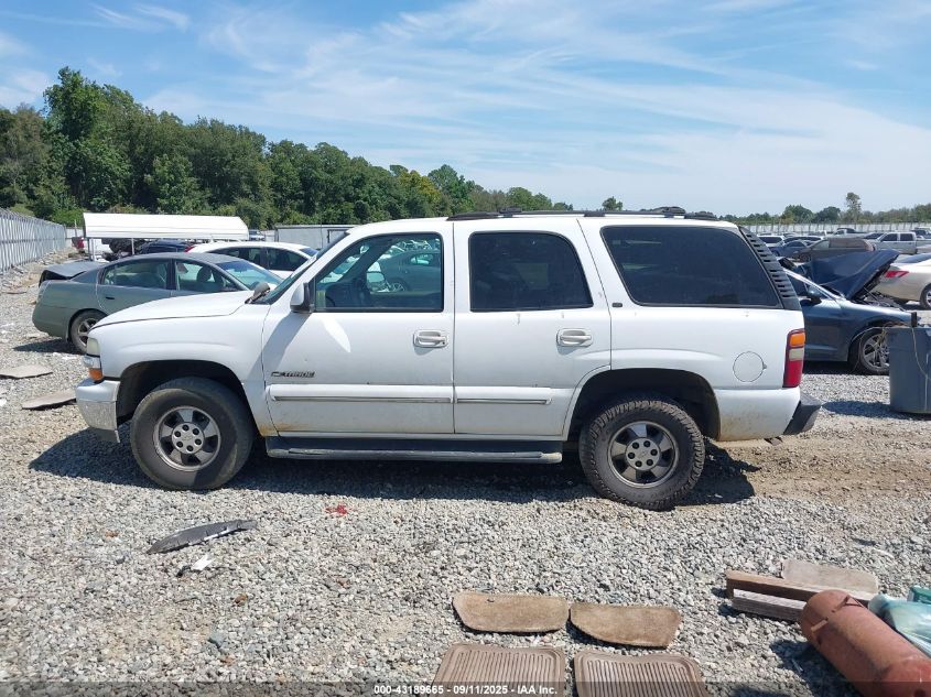 2002 Chevrolet Tahoe Lt VIN: 1GNEC13Z72R124530 Lot: 43189665