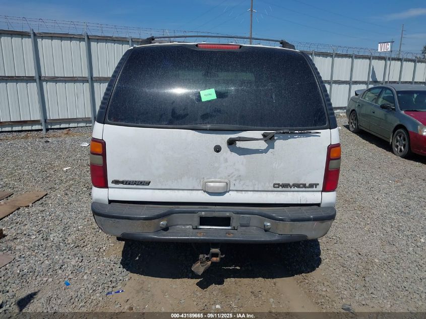 2002 Chevrolet Tahoe Lt VIN: 1GNEC13Z72R124530 Lot: 43189665