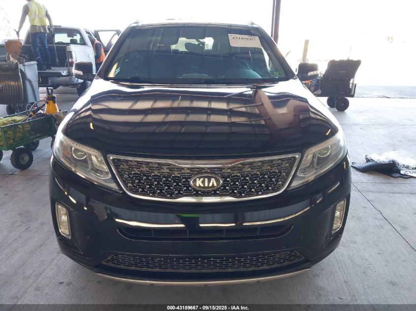 2014 Kia Sorento Limited V6 VIN: 5XYKWDA76EG535894 Lot: 43189667