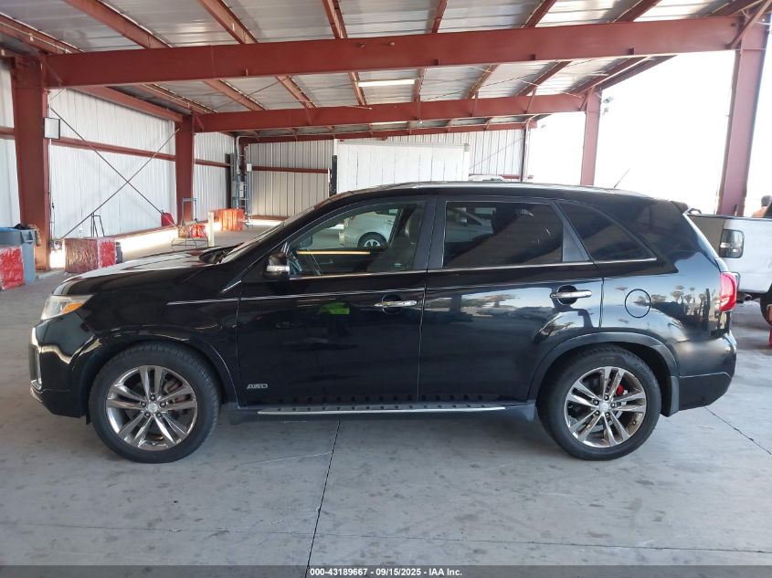 2014 Kia Sorento Limited V6 VIN: 5XYKWDA76EG535894 Lot: 43189667