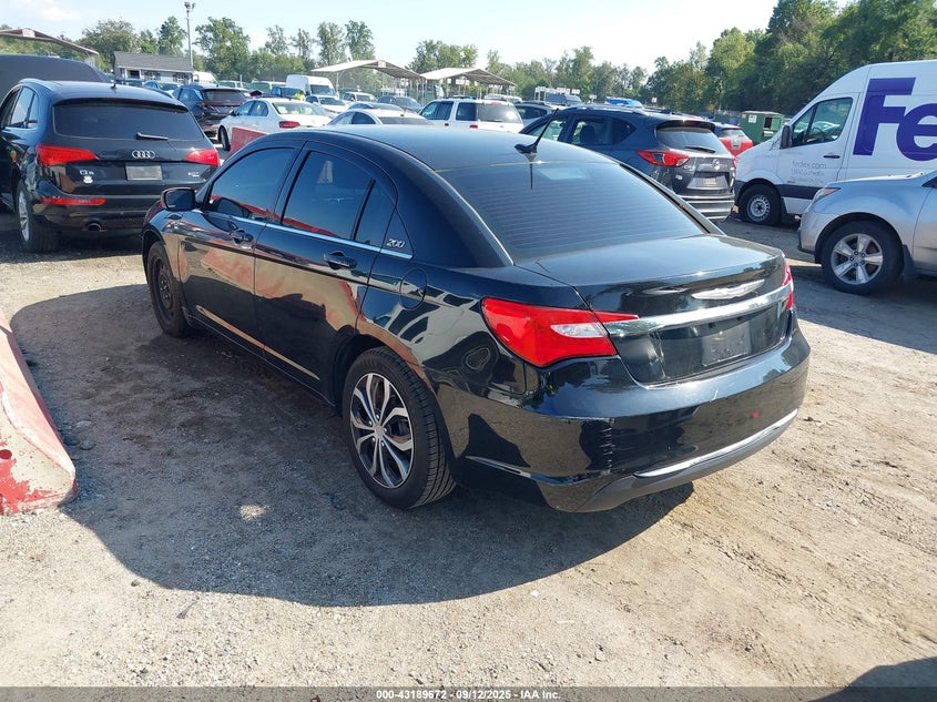 2013 Chrysler 200 Lx black sedan gasoline 1C3CCBAB6DN686753 photo #4