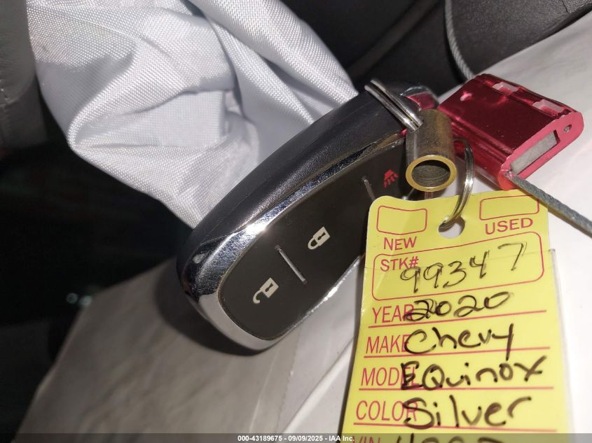 2020 Chevrolet Equinox Fwd Ls VIN: 3GNAXHEV1LS704893 Lot: 43189675