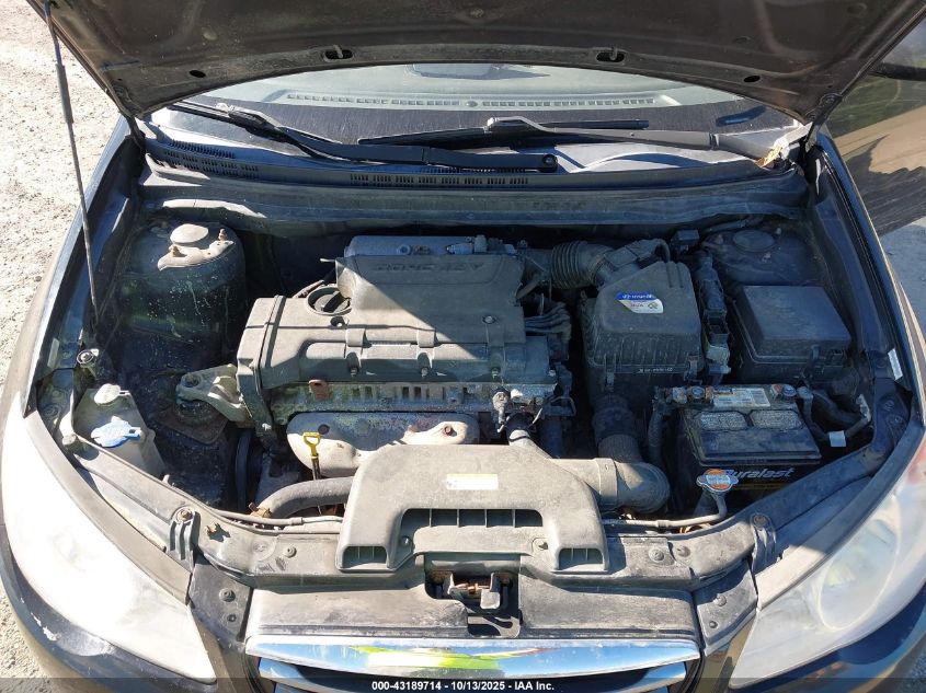 2010 Hyundai Elantra Blue VIN: KMHDU4AD5AU191533 Lot: 43189714