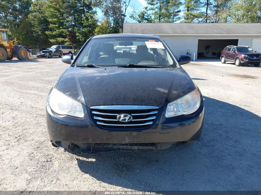 2010 Hyundai Elantra Blue VIN: KMHDU4AD5AU191533 Lot: 43189714