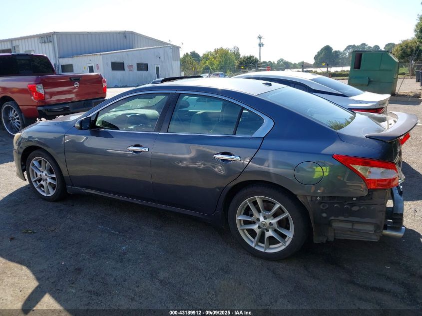2009 Nissan Maxima 3.5 Sv VIN: 1N4AA51E99C846900 Lot: 43189912
