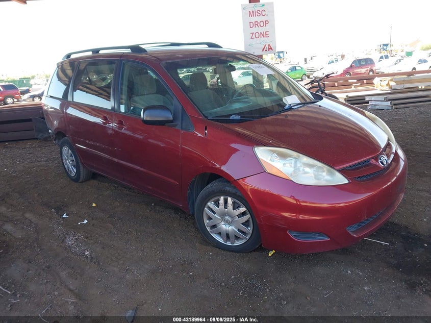 2009 Toyota Sienna Le brown van gasoline 5TDZK23CX9S288655 photo #1