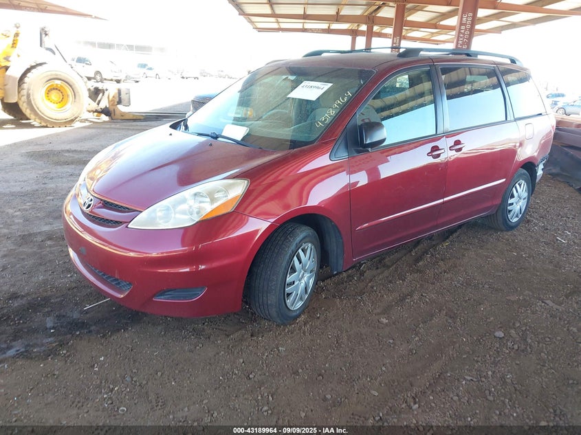 2009 Toyota Sienna Le brown van gasoline 5TDZK23CX9S288655 photo #3