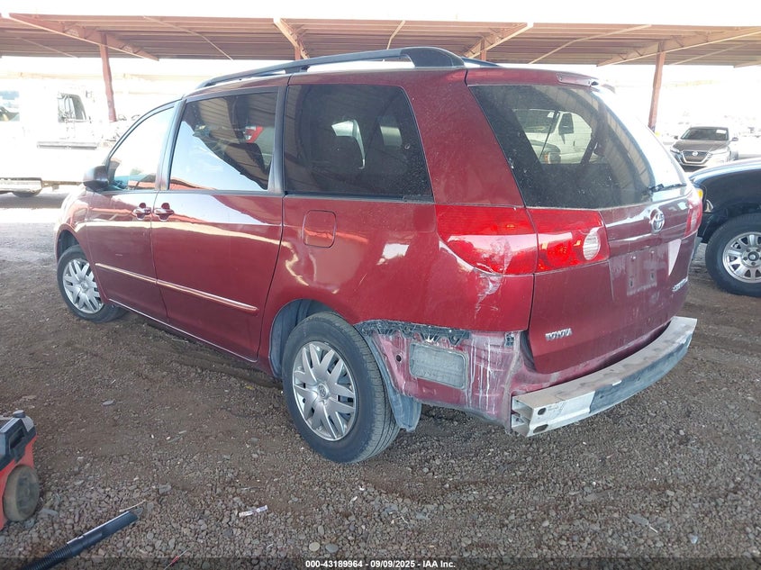 2009 Toyota Sienna Le brown van gasoline 5TDZK23CX9S288655 photo #4