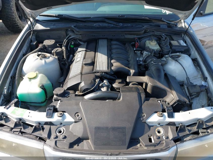 1998 BMW 328I VIN: WBACD4323WAV57149 Lot: 43190015