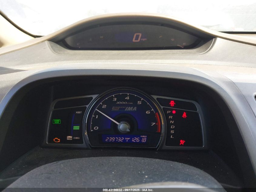 2006 Honda Civic Hybrid VIN: JHMFA36286S028612 Lot: 43190032