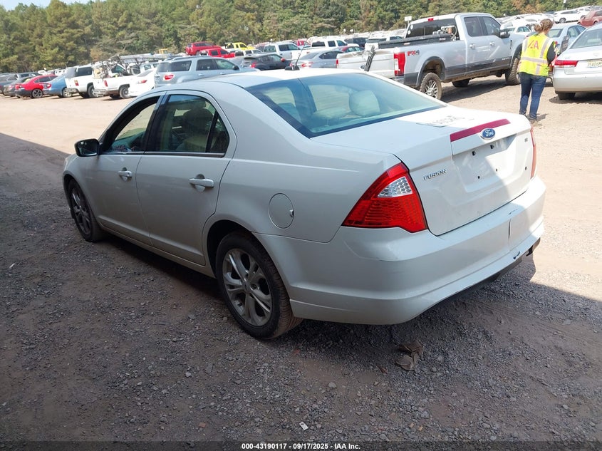 Vin: 3fahp0ha7cr228485, lot: 43684533, ford fusion se 20123