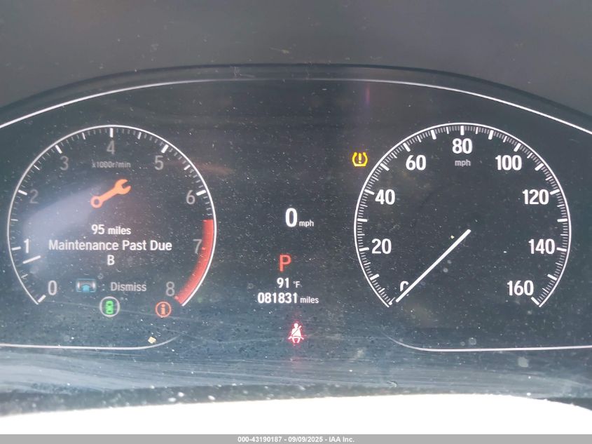 2021 Honda Accord Sport Special Edition VIN: 1HGCV1F45MA117265 Lot: 43190187