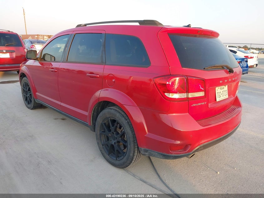 2013 DODGE JOURNEY SXT 3C4PDCBG3DT695534