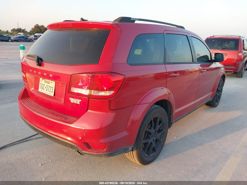 2013 DODGE JOURNEY SXT 3C4PDCBG3DT695534