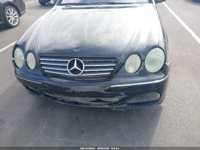 2003 Mercedes-Benz Cl 500 VIN: WDBPJ75J53A037533 Lot: 43190433