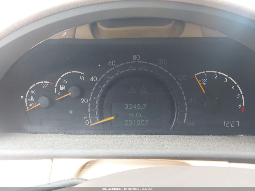 2003 Mercedes-Benz Cl 500 VIN: WDBPJ75J53A037533 Lot: 43190433