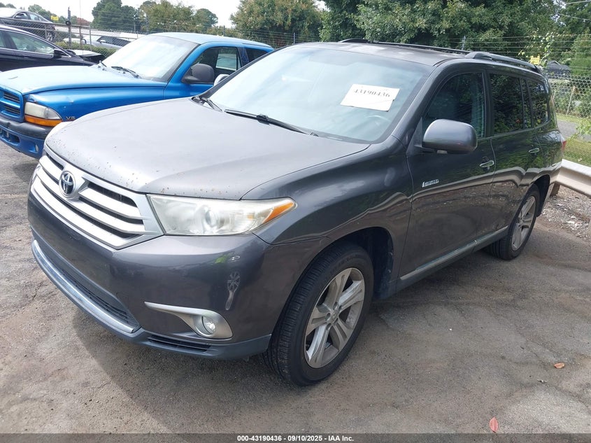 Vin: 5tdyk3eh0cs059208, lot: 43684874, toyota highlander limited v6 20122
