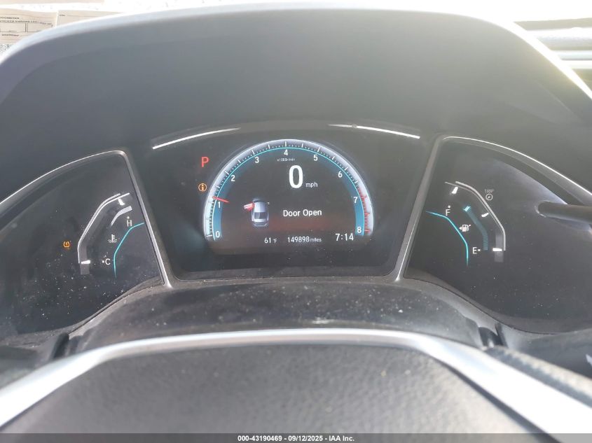 2016 Honda Civic Ex VIN: 2HGFC2F71GH519955 Lot: 43190469