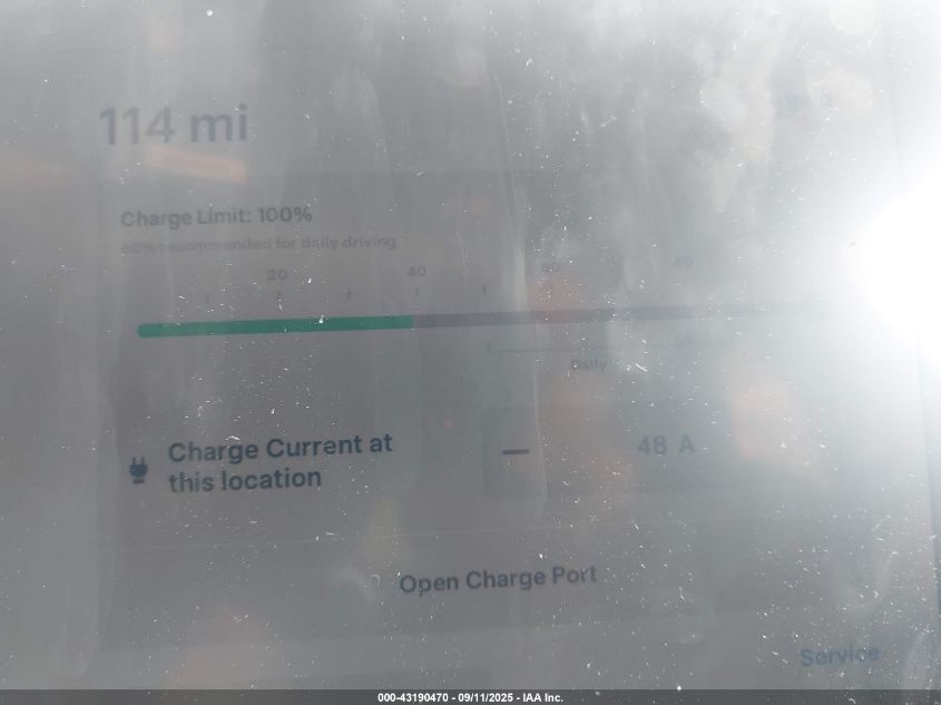 2023 Tesla Model Y Awd/Long Range Dual Motor All-Wheel Drive VIN: 7SAYGDEE8PA126452 Lot: 43190470