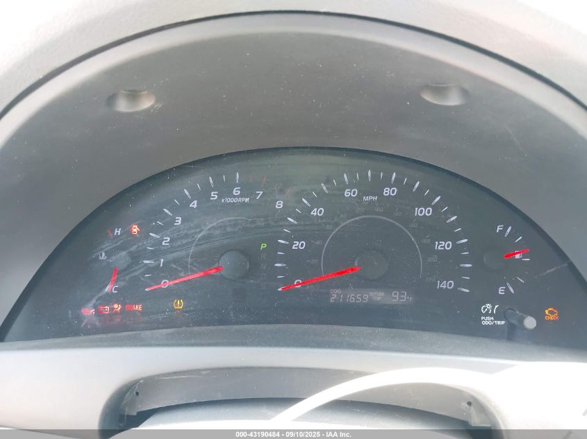 2009 Toyota Camry Le VIN: 4T1BE46K49U305738 Lot: 43190484