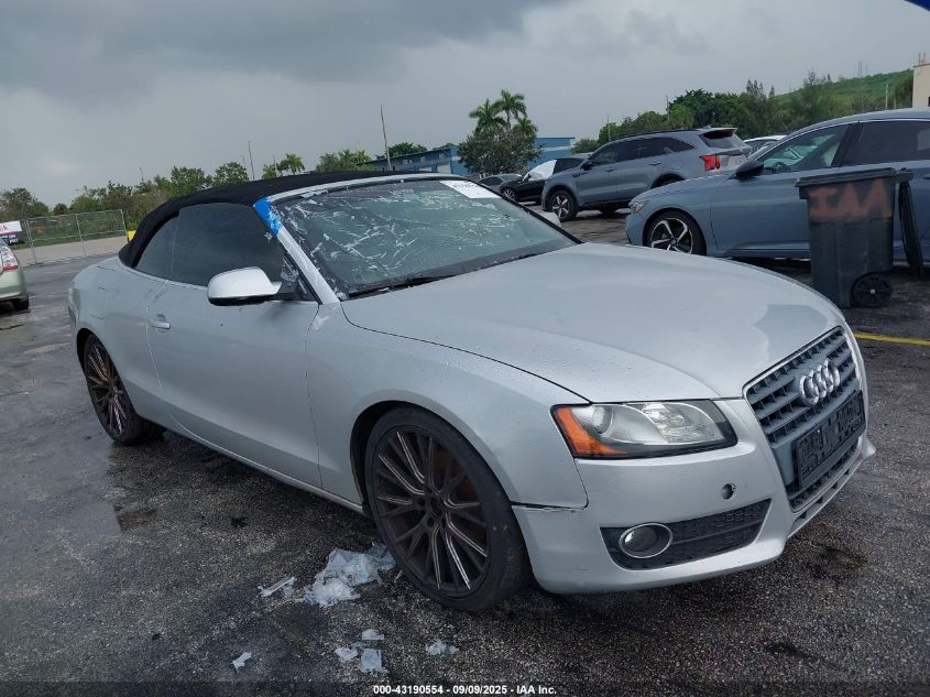 2010 Audi A5 2.0T Premium VIN: WAUAFAFHXAN026029 Lot: 43190554