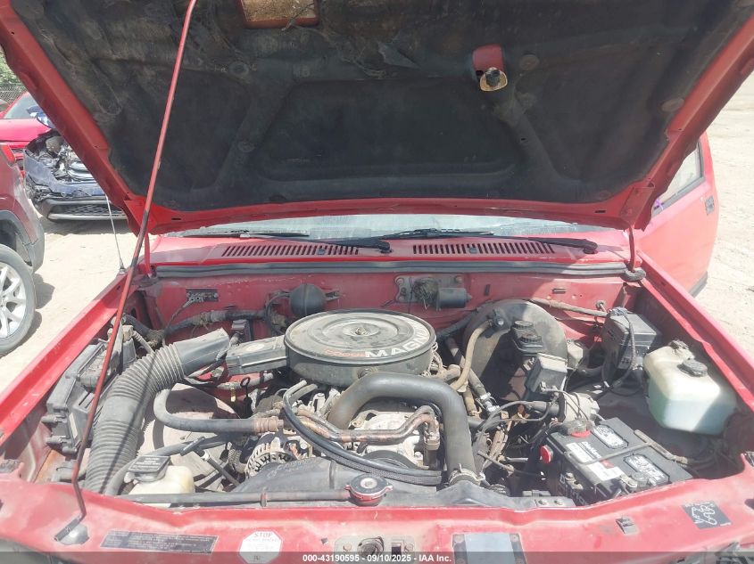 1992 Dodge Dakota VIN: 1B7GL23YXNS655216 Lot: 43190595