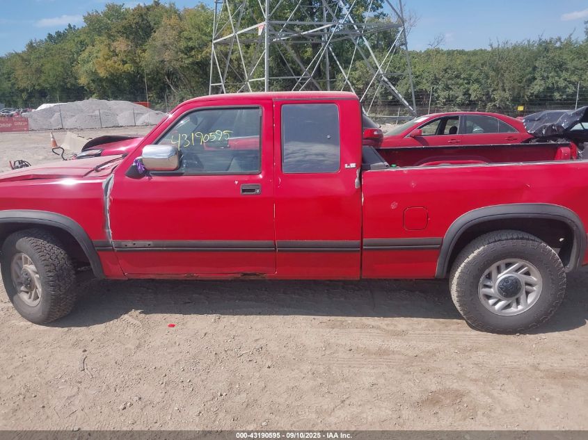 1992 Dodge Dakota VIN: 1B7GL23YXNS655216 Lot: 43190595