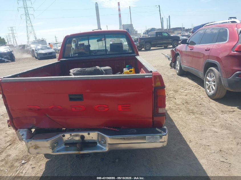 1992 Dodge Dakota VIN: 1B7GL23YXNS655216 Lot: 43190595
