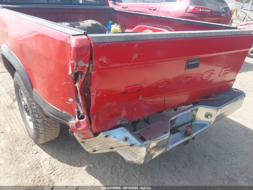 1992 Dodge Dakota VIN: 1B7GL23YXNS655216 Lot: 43190595