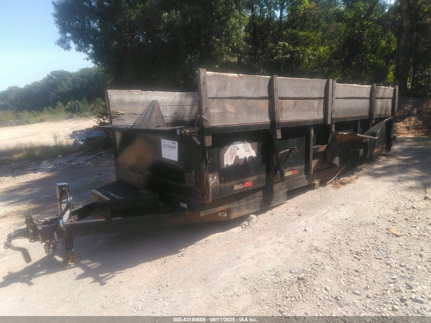 Vin: 4t9dp1620l1174508, lot: 43685047, big tex dump trailer 20202
