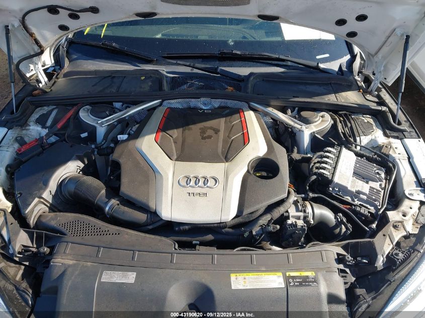 2019 Audi S5 3.0T Premium VIN: WAUC4CF58KA017645 Lot: 43190620