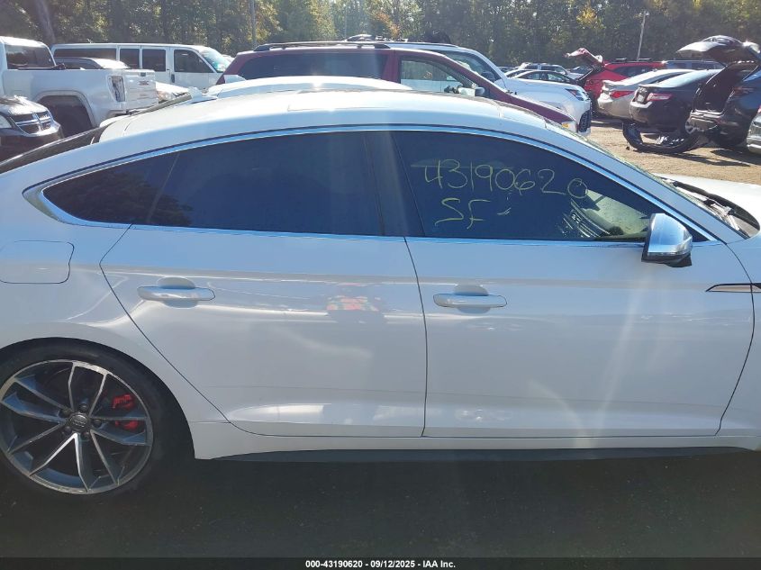 2019 Audi S5 3.0T Premium VIN: WAUC4CF58KA017645 Lot: 43190620