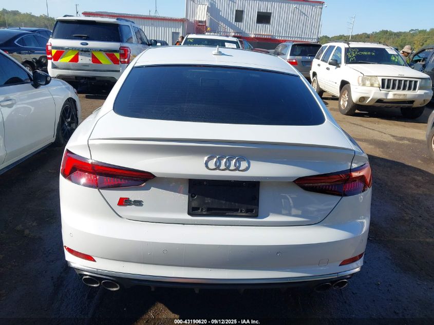 2019 Audi S5 3.0T Premium VIN: WAUC4CF58KA017645 Lot: 43190620