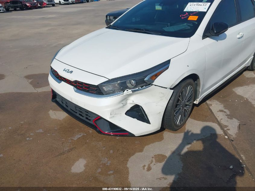 2022 Kia Forte Gt-Line VIN: 3KPF54AD6NE480953 Lot: 43190632
