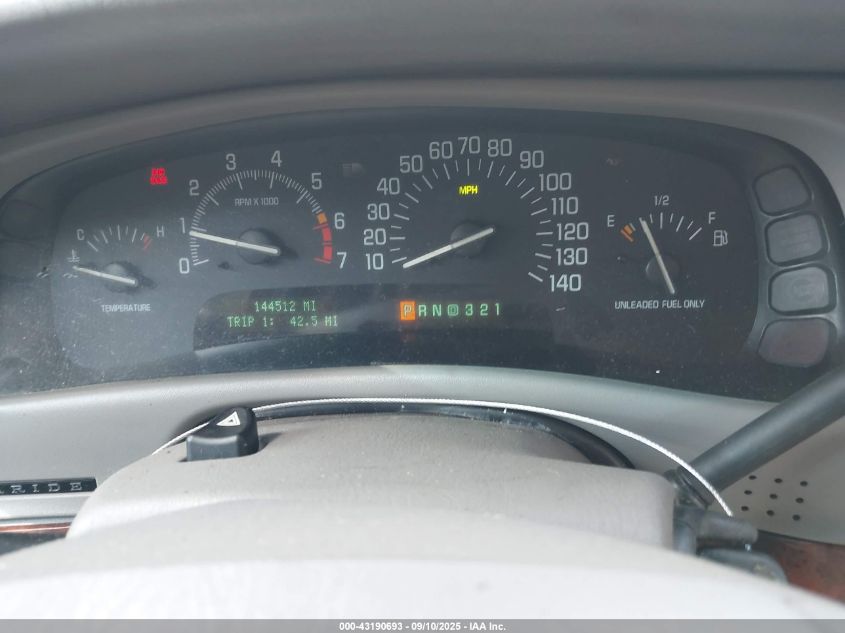 1998 Buick Park Avenue VIN: 1G4CW52K4W4625067 Lot: 43190693