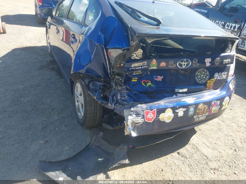 2011 Toyota Prius Two VIN: JTDKN3DU4B1381907 Lot: 43190723