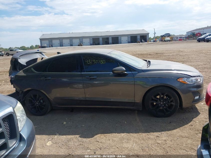 2019 Ford Fusion Se VIN: 3FA6P0HD1KR166243 Lot: 43190780